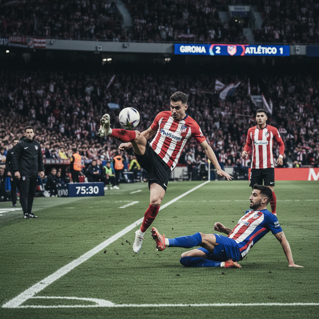 Kemenangan Atletico atas Girona 3-0 mengukuhkan posisi klasemen